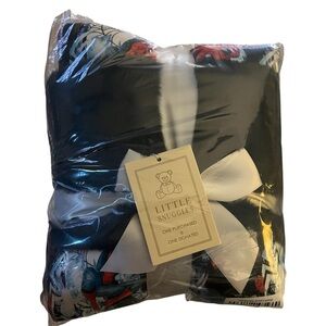 NWT Little Snuggles Minky back Bamboo Blanket Spiderman Toddler
